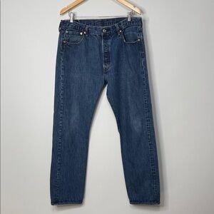 Levi's 501 Men's Medium Blue Straight Leg Jeans W36 L34